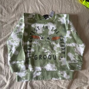 Green Grogu boys Sweater